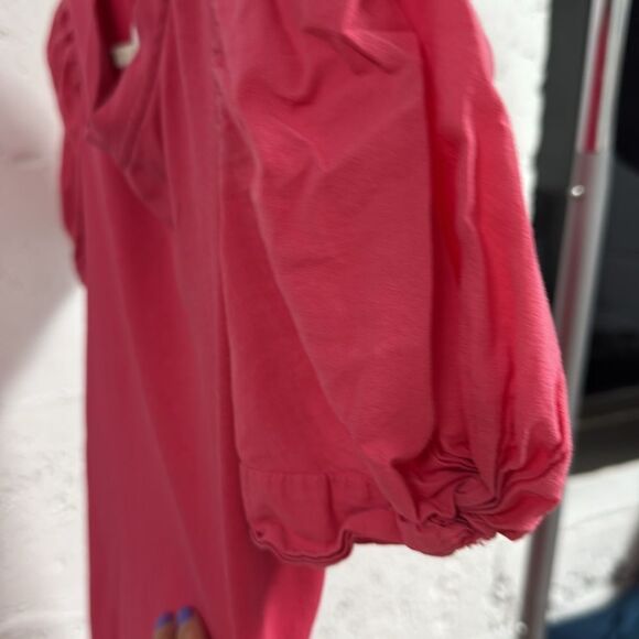 Elegant Pink Puff Sleeve Top - Size 1 - SUNDAYS - T Shirt - NWT - Picture 4 of 4